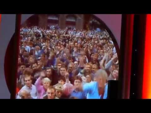 Licht und Filmprojektion  Wir sind Das Volk