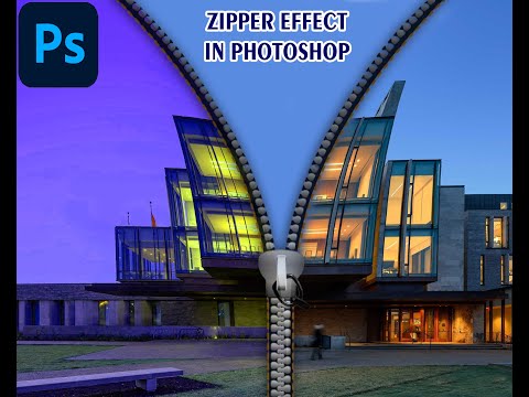 How to create the zipper effect in photoshop