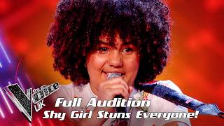 Super Shy Teen Delivers Unbelievable Blind Audition!