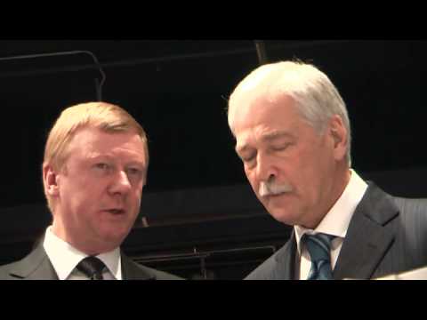 Rusnano 2008 Show: Gryzlov & Chubais