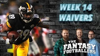 Fantasy Football 2016 - Week 14 Waivers, Bad Beats, Streams of the Week - Ep. #321