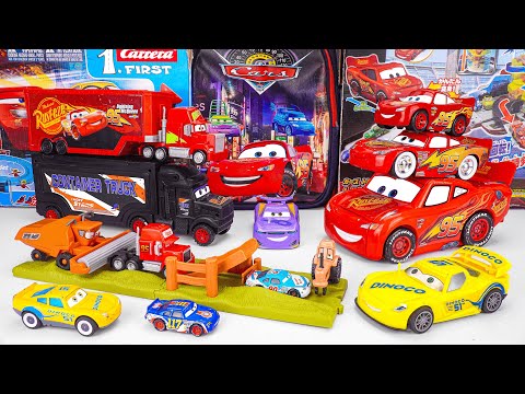 Disney Pixar Cars Unboxing Review | Lightning McQueen | Mattel Disney Pixar Cars Glow Racers Playset