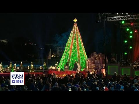 Trumps Light National Christmas Tree South of White House