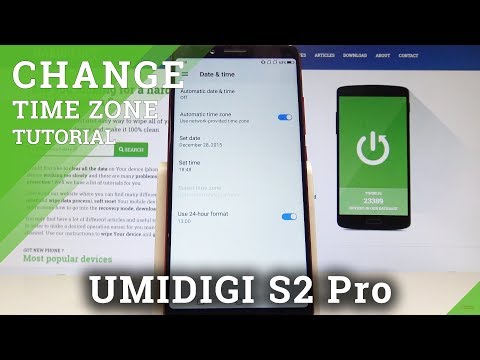 How to Change Date & Time in UMIDIGI S2 Pro - Select Time Zone