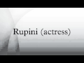 Rupini Actress