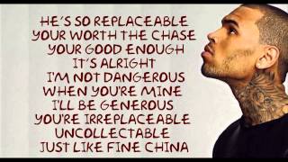 Fine China - Chris Brown [Lyrics]