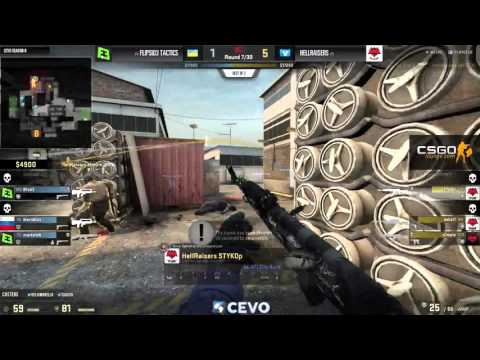 FlipSid3 vs HellRaisers Game 1 (CEVO-P CS:GO Season 8) - Helium & Launders
