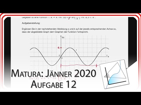 Matura 2020 Jänner: Aufgabe 12 - Sinusfunktion | Mathe EasyGoing