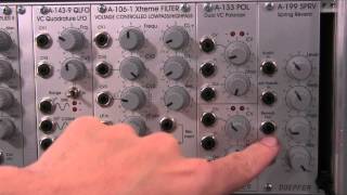 Video thumbnail for Doepfer A199 Spring Reverb Basics by Raul's World of Synths