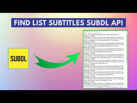 Subdl Api
