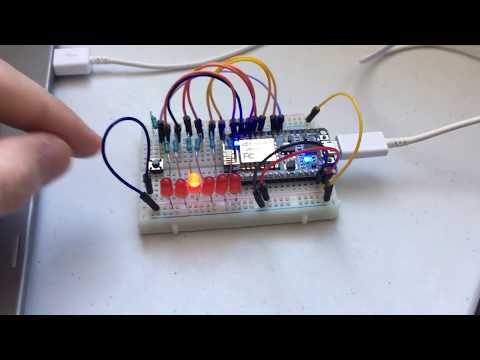 Mini MicroPython Project: GPIO LEDs and Button - Interrupt