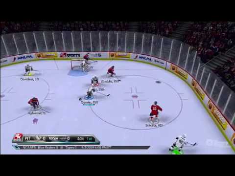 NHL 2K10: Washington Capitals vs Pittsburgh Penguins part 1