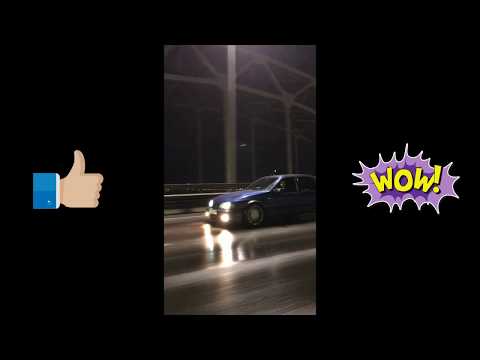 Night drift Ford Sierra Cosworth