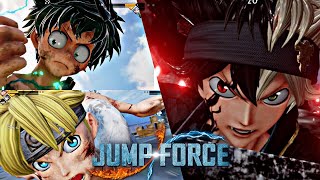 New Generation Big 3 Joins Forces!! Jump Force Online Ranked Battles | Asta, Deku, and Boruto!!