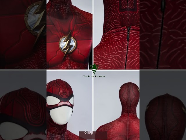 Vídeo relacionado con Rubies THE FLASH (MOVIE) COSTUME disfraz infantil, licencia oficial, Jumpsuit con pecho acolchado, 1/2 Máscara, para carnaval, fiestas, cosplay