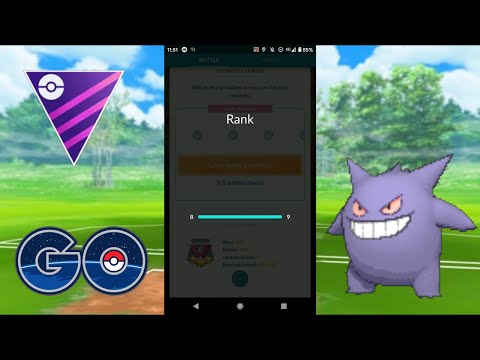 Pokémon GO PvP Premier Master League Season 4 Gengar gets me to Rank 9 and a rating!