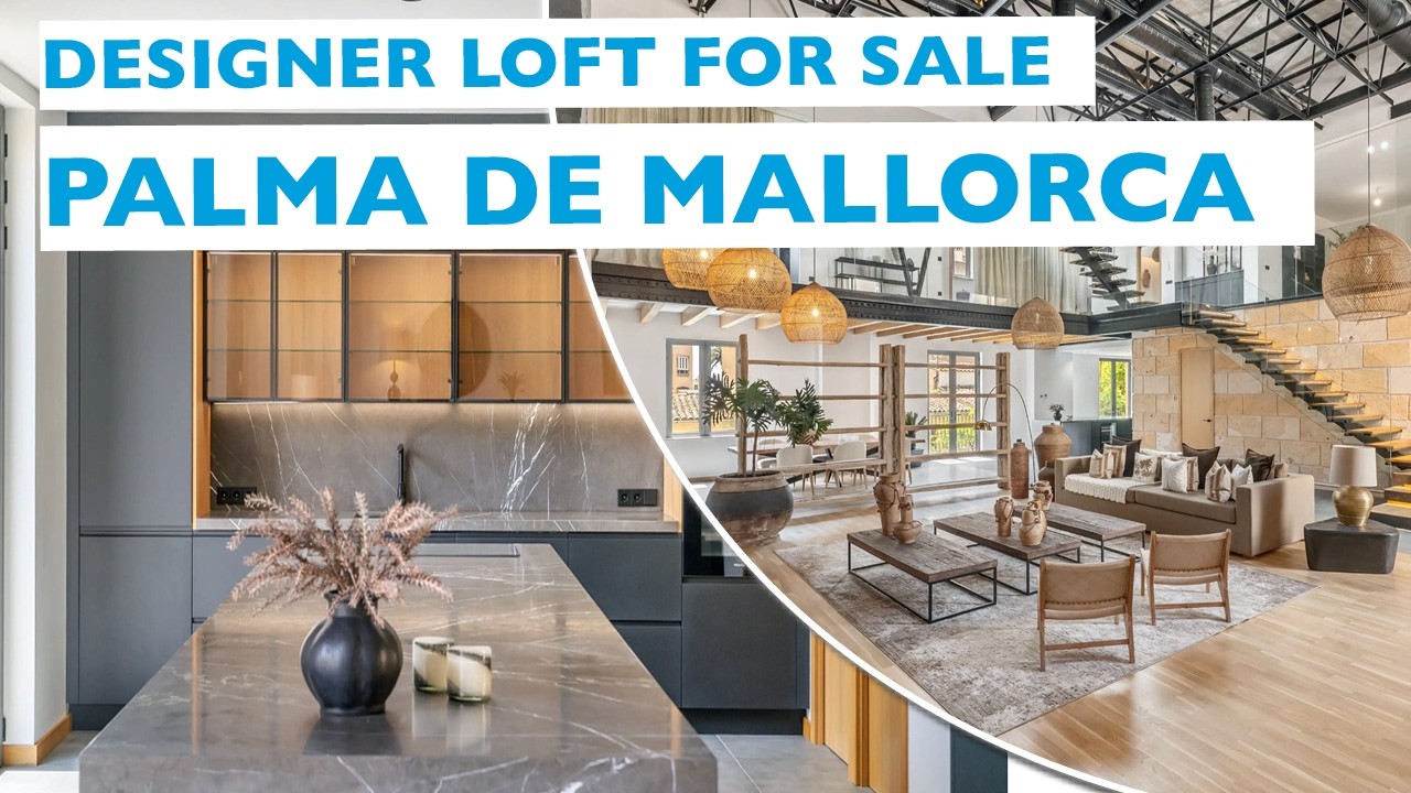 Stunning designer loft with private roof terrace in Santa Catalina