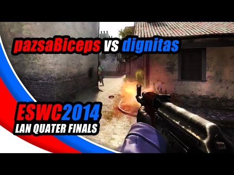 ESWC 2014 LAN Quater Finals - pazsaBiceps vs dignitas (ACE!)