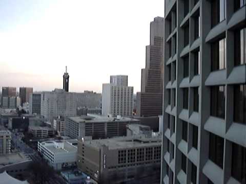Westinghouse traction Glass Elevator @ Hilton Atlanta GA POV