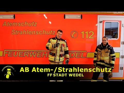 AB-AS der FF Wedel - Abrollbehälter Atemschutz und Strahlenschutz (Video AB-2)