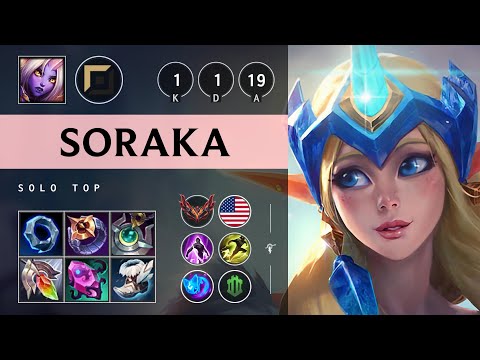 Soraka Top vs Rumble - NA Grandmaster Patch 25.07