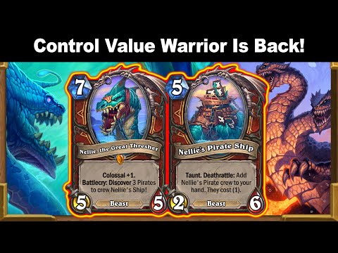 Is Control Warrior Back On The Menu? How Good Is It? Voyage to the Sunken City | Hearthstone