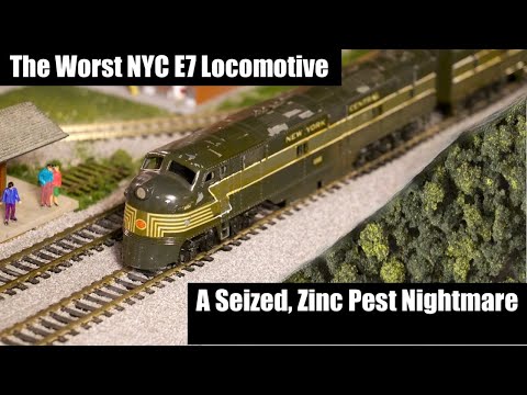 The Worst E7 Locomotive, Seized & Full of Zinc Pest - Will it Run?