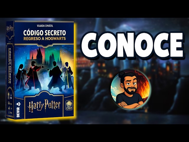 Vídeo relacionado con Devir - Código Secreto Regreso a Hogwarts Juego de Mesa Harry Potter | Temática Magia y Estrategia Familiar, 4-8 Jugadores, +10 Años, Partidas Rápidas | Versión Española (BGCOSEHPSP)