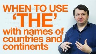 preview picture of video 'When to use 'THE' with country names'