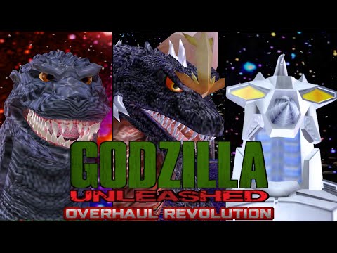 [Dolphin] Godzilla Unleashed Overhaul - Godzilla 1990s and Moguera vs SpaceGodzilla (1440p 60FPS)