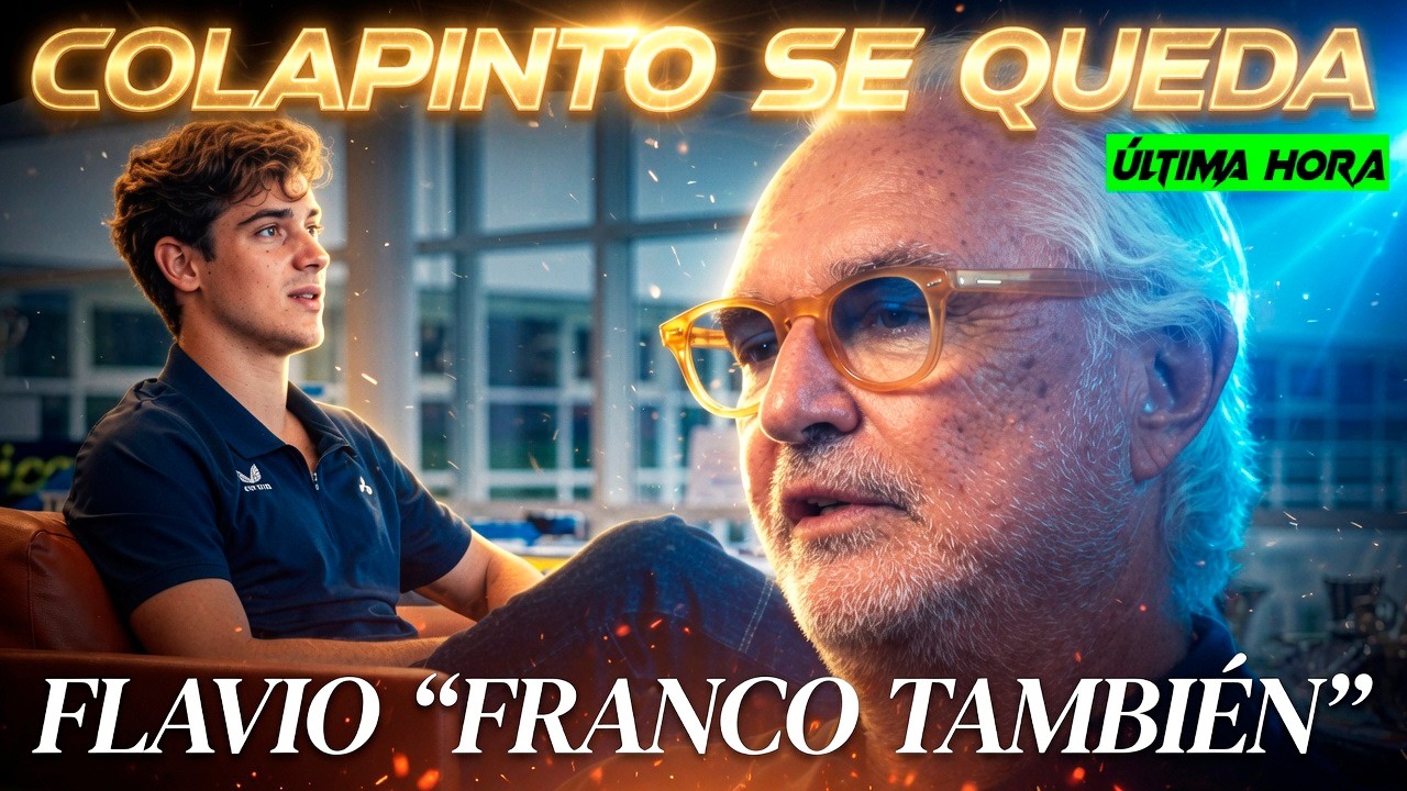 BRIATORE REAFIRMA LA CONTINUIDAD DE COLAPINTO: CONTENTO CON NUESTROS PILOTOS, FRANCO TAMBIÉN, 1º AÑO