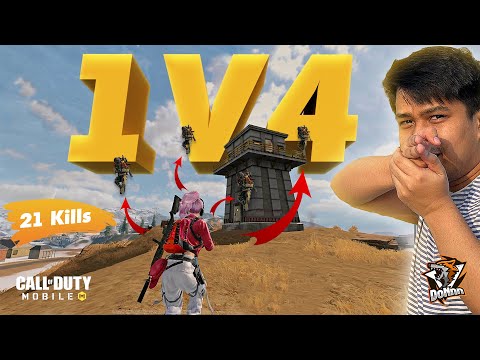 THE 1V4 CLUTCH! | CALL OF DUTY MOBILE
