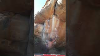 Video thumbnail of Witness the sickness, 8a. Rocklands