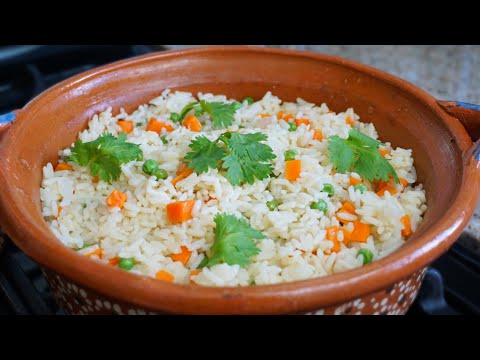 ARROZ BLANCO A LA MANTEQUILLA CON ZANAHORIA Y CHÍCHAROS “ESTE ARROZ NO LES FALLARÁ”