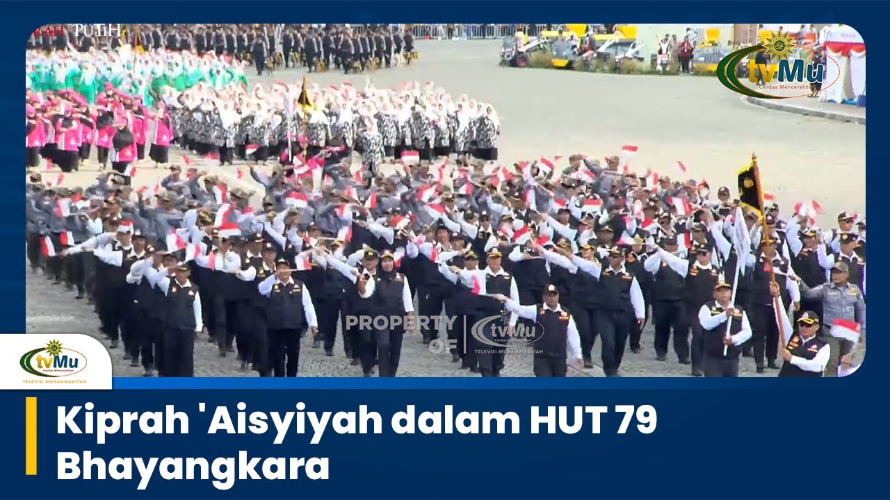 PP 'Aisyiyah Ikut Meriahkan HUT Bhayangkara ke-79 di Monas