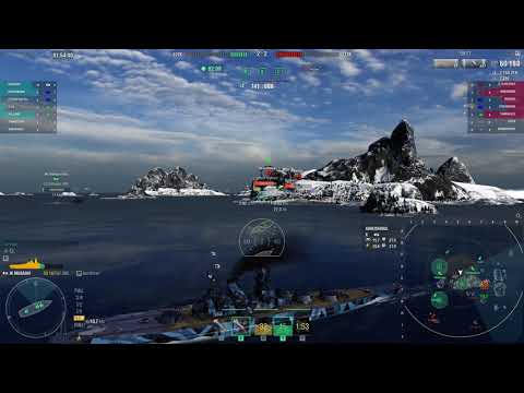 World of Warships - Musashi Dev Striking a Shikishima