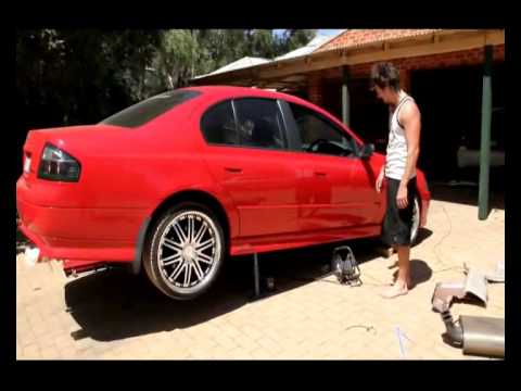 ford Xr6 Turbo Xforce Catback exhaust before/after.wmv