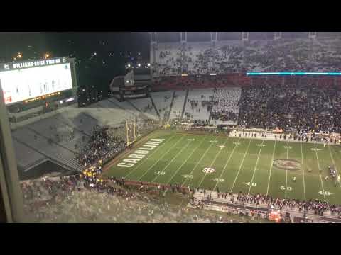 Scene at Williams-Brice Stadium, half empty late in Appalachian State game
