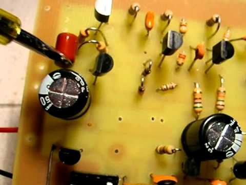 AM Stereo transmitter- RF 2 last parts placement