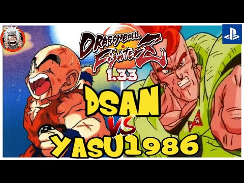 DBFZ Dsan vs yasu1986 (GogetaSS4, Krillin, Gotenks) vs (TGohan, GogetaSSB, A16)