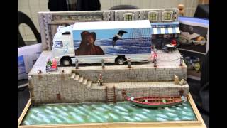 preview picture of video 'MODEL SHOW JABBEKE 2014 - Dioramas'