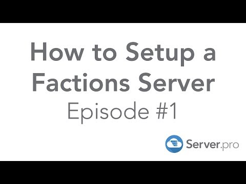 Server.pro - How to Setup a Factions Server | Episode 1 - Minecraft Java