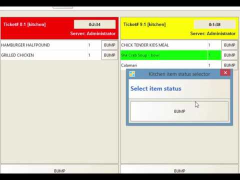 Floreant POS KDS (Kitchen Display System)