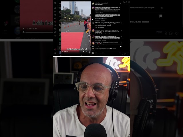 Minha opinião sobre essa chegada de prova...
