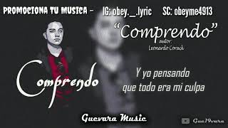 Comprendo - Leonardo Corack (Letra/Lyric)