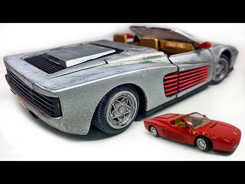 Ratarossa Ferrari Testarossa Restoration, Scale Model Car Version.