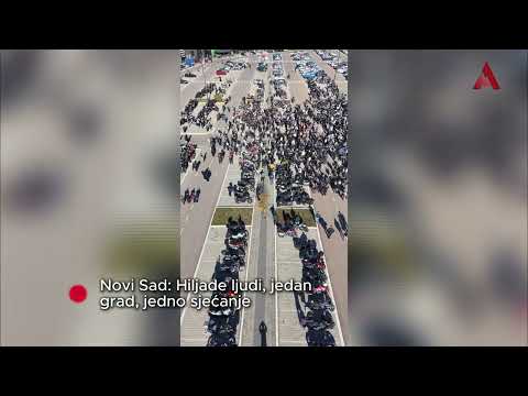 Novi Sad: Hiljade ljudi, jedan grad, jedno sjećanje