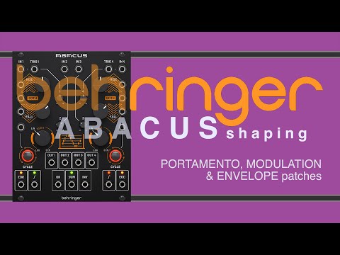 Behringer ABACUS - Portamento, Modulation & Envelope PATCHES #abacus #patches #behringer