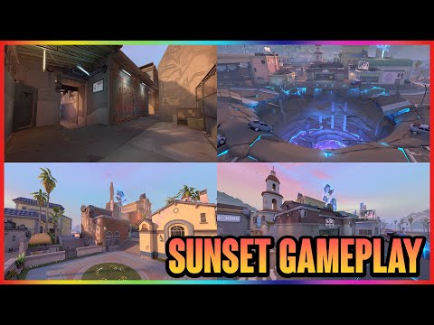 NEW MAP SUNSET GAMEPLAY  + INGAME  FOOTAGE - VALORANT SUNSET MAP