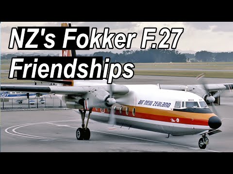 New Zealand's Fokker F.27 Friendship Story - Every NAC & Air NZ Friendship explained